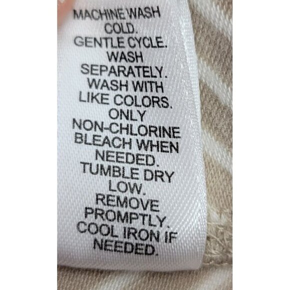 Cato Women's Beige and White Striped Stretchy Maxi Skirt in a Size Large - Picture 7 of 11